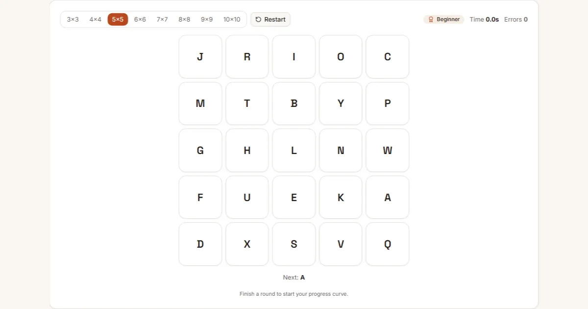 Letter Grid gameplay